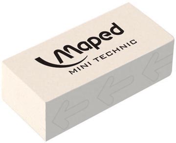 Maped gum Technic 300 verpakt onder cellofaan, in een doos