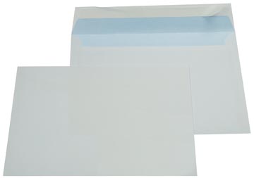 Gallery enveloppen ft 162 x 229 mm, stripsluiting, binnenzijde blauw, doos van 500 stuks