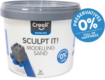Creall Sculpt It modelleerzand Happy, potje van 3500 g
