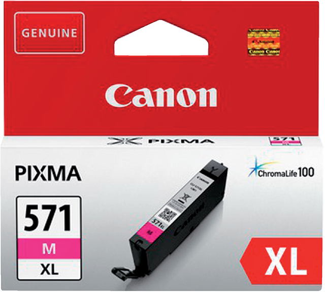 Inktcartridge Canon CLI-571XL HC rood