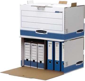 Bankers Box archiefdoos, formaat 54 x 32,5 x 37,5 cm, blauw