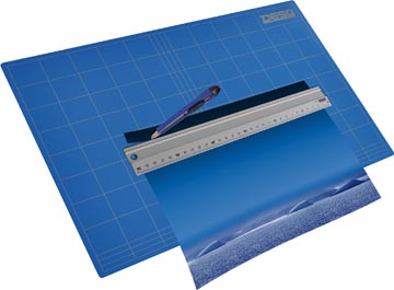 Desq snijmat, 3-laags, blauw, ft 45 x 60 cm