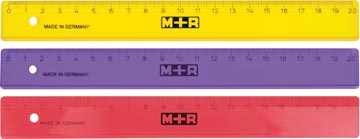 M+R lat, uit plastic, in geassorteerde kleuren, 20 cm