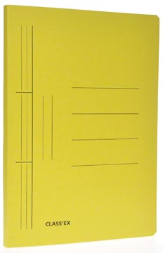 Class'ex hechtmap, ft 25 x 32 cm (voor ft A4), geel