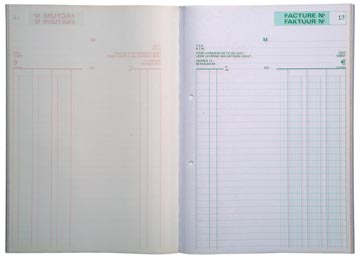 Exacompta factuurboek, ft 29,7x21 cm, tweetalig, dupli (50 x 2 vel)