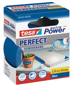 Tesa extra Power Perfect, ft 38 mm x 2,75 m, bleu