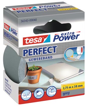 Tesa extra Power Perfect, ft 38 mm x 2,75 m, gris