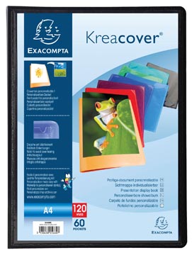 Kreacover Exacompta showalbum A4                         60 tassen
