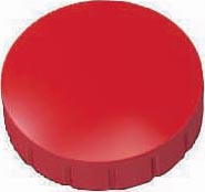 Maul magneet MAULsolid, diameter 24 x 8 mm, rood, doos met 10 stuks