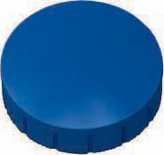 Maul aimant Solid, diamètre 24 mm x 8 mm, bleu, boîte de 10 pièces