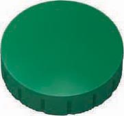 Maul aimant MAULsolid, diamètre 24 mm x 8 mm, vert, boîte de 10 pièces