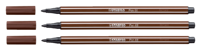 Viltstift STABILO Pen 68/45 bruin