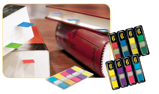 Marque-pages 3M Post-it 680OLP assorti