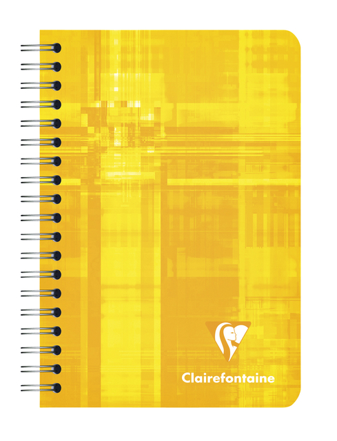 Carnet de notes Clairefontaine A7+ 95x140 carreau 5x5 100 pages 90g assorti