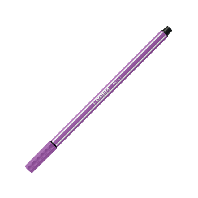 Viltstift STABILO Pen 68/60 vergrijsd violet