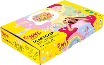 Jovi Pâte à modeler Plastilina Pastel, 30 paquets de 50 gr