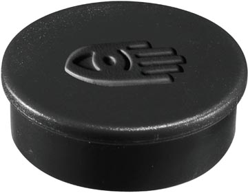 Legamaster super magneet, diameter 35 mm, zwart, pak van 10 stuks
