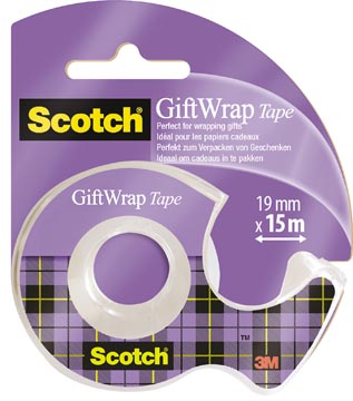 Scotch Gift Wrap tape ft 19 mm x 15 m, op blister