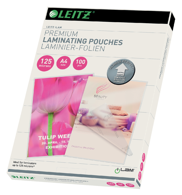 Pochette de plastification Leitz Ilam A4 2x125mic 100pcs