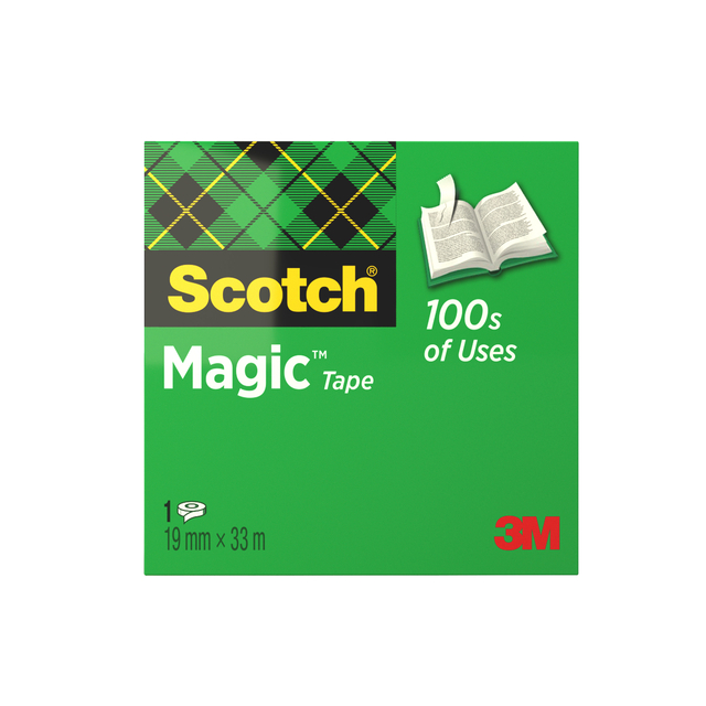 Ruban adhésif invisible Scotch Magic 810 19mmx33m