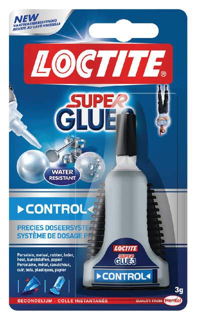 Colle seconde Loctite Control tube 3g sous blister