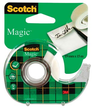 Scotch ruban adhésif Magic Tape ft 19 mm x 15 m