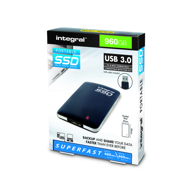 SSD integral externe portable 3.0 960Go