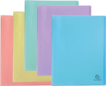 Exacompta showalbum Chromaline, 30 tassen, geassorteerde pastelkleuren