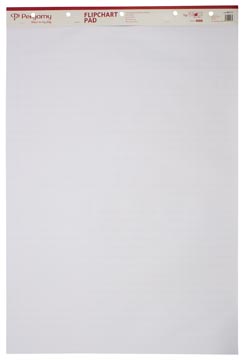 Pergamy flipchartpapier, ft 65 x 98 cm, geruit en blanco, pak met 50 blad