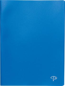 Pergamy protège-documents, pour ft A4, avec 20 pochettes transparents, bleu