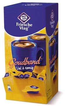 Friesche Vlag Goudband koffiemelk, cupjes van 7 ml, doos van 200 stuks