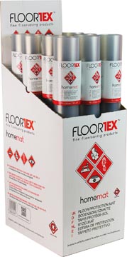 Floortex vloermat, voor tapijt en harde ondergronden, ft  120 x 75 cm