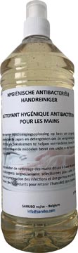 Nettoyant hygiénique antibactérien pour les mains, bouteille de 1 litre