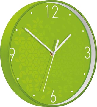 Leitz WOW Horloge murales, vert