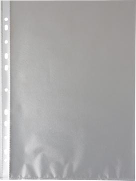 Pergamy geperforeerde showtas, ft A4, 11-gaatsperforatie, gekorrelde PP van 50 micron, pak van 100 stuks