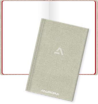 Aurora Copybook ft 10,5 x 16,5 cm, blanco, 192 bladzijden