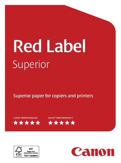 Papier copieur Canon Red Label Superior A4 80g blanc 500fls