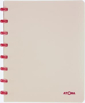 Atoma Smooth schrift, ft A5, 144 bladzijden, commercieel geruit, geassorteerde kleuren