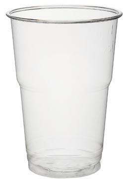 Drinkbeker Quickstep voor koude dranken, uit PET, 250 ml, transparant, pak van 50 stuks