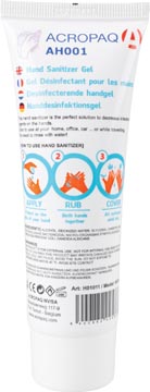 Desinfecterende handgel, tube van 80 ml