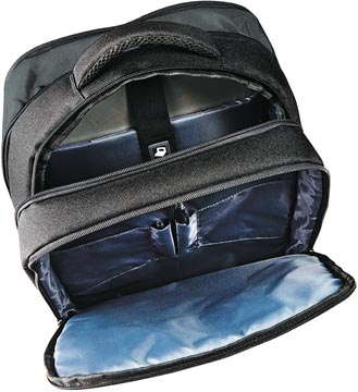 Cristo Portable sac à dos pour ordinateurs portables de 15,6 pouces, avec porte USB, noir