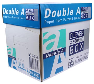 Double A Premium printpapier ft A4, 80 g, doos van 2500 vel
