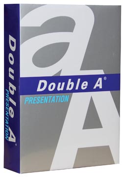 Double A Presentation papier de présentation, ft A4, 100 g, paquet de 500 feuilles