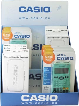 Casio calculatrice scientifique FX92B Special College, display de 11 pièces et 6 étuis de protection
