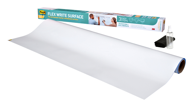Film tableau blanc 3M Post-it Flex Write Surface 91,4x121,9cm blanc