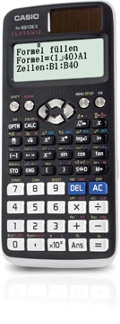 Casio calculatrice scientifique FX-991DEX, version allemande