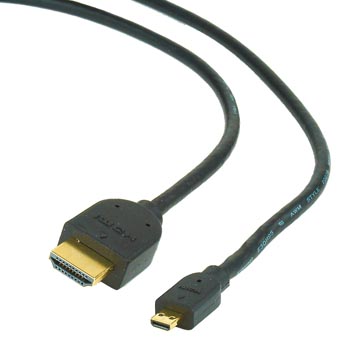 Cablexpert kabel HDMI naar micro D, 1,8 m