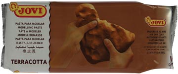 Jovi pâte à modeler terracotta, paquet de 500 g