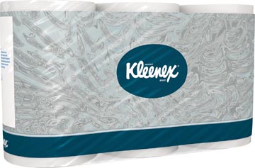 Kleenex toiletpapier, 3-laags, 350 vellen, pak van 6 rollen