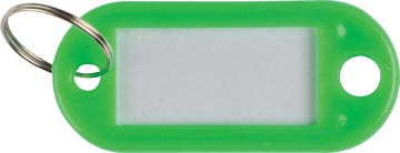 Q-Connect sleutelhanger, pak van 10 stuks, groen